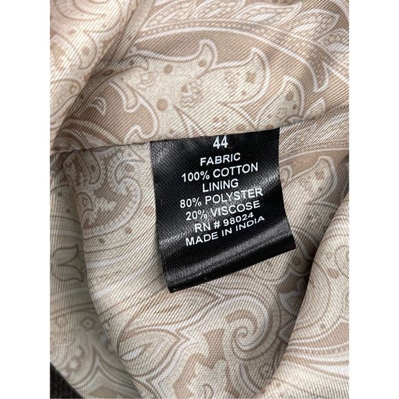 Greg Norman Waistcoat Suit Vest Men Size 44 Brown Button Down - Picture 8 of 10